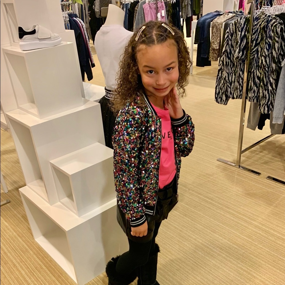 Girl’s Hanna Banana sequin jacket